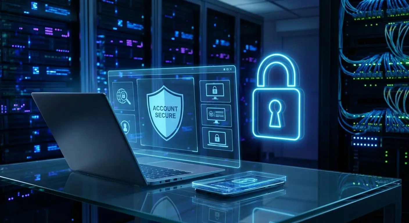Protezione del login e dei dati Visuale sulla sicurezza dell’account e protezione dei dati di accesso