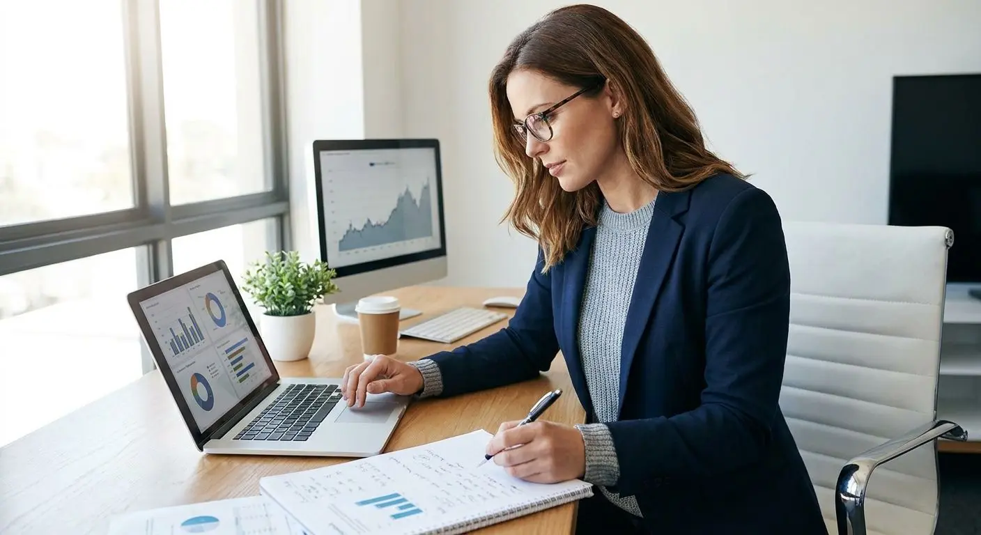 Profilo autore generico con analisi dati al computer